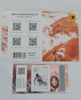 2 x Swiss Crypto Stamp 5.0, Bronze & Silver