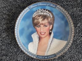 Porzellan Teller "Diana, Prinzessin von Wales" Limited Edit.