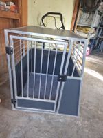 Hundebox Aluminium Masse 80x65x90cm guter Zustand