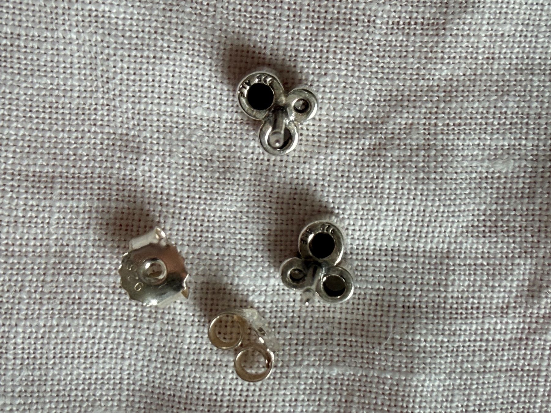 Orecchini pendenti & Orecchini a lobo: Ohrstecker mit kleinen Steinchen aus Silber 925 – Nuovo (secondo la descrizione) da Brütten venduto da Rod816 4