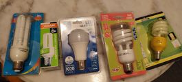 LED Lampen, Glühbirnen, Energiesparlampen, Top Zustand!