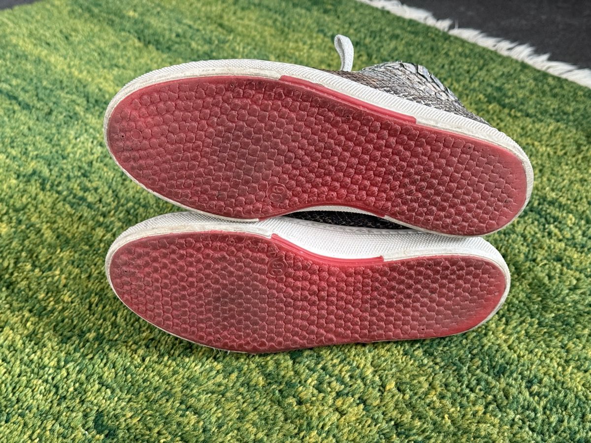 Herrenschuhe: KARDINALE high top Sneakers 36-37 Silver Python Skin NP490Fr – Gebraucht aus Zürich von Allwelcome 6