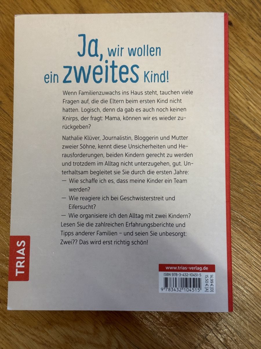 Libri: Buch Willkommen Geschwisterchen – Usato da Altikon venduto da stebu85 1