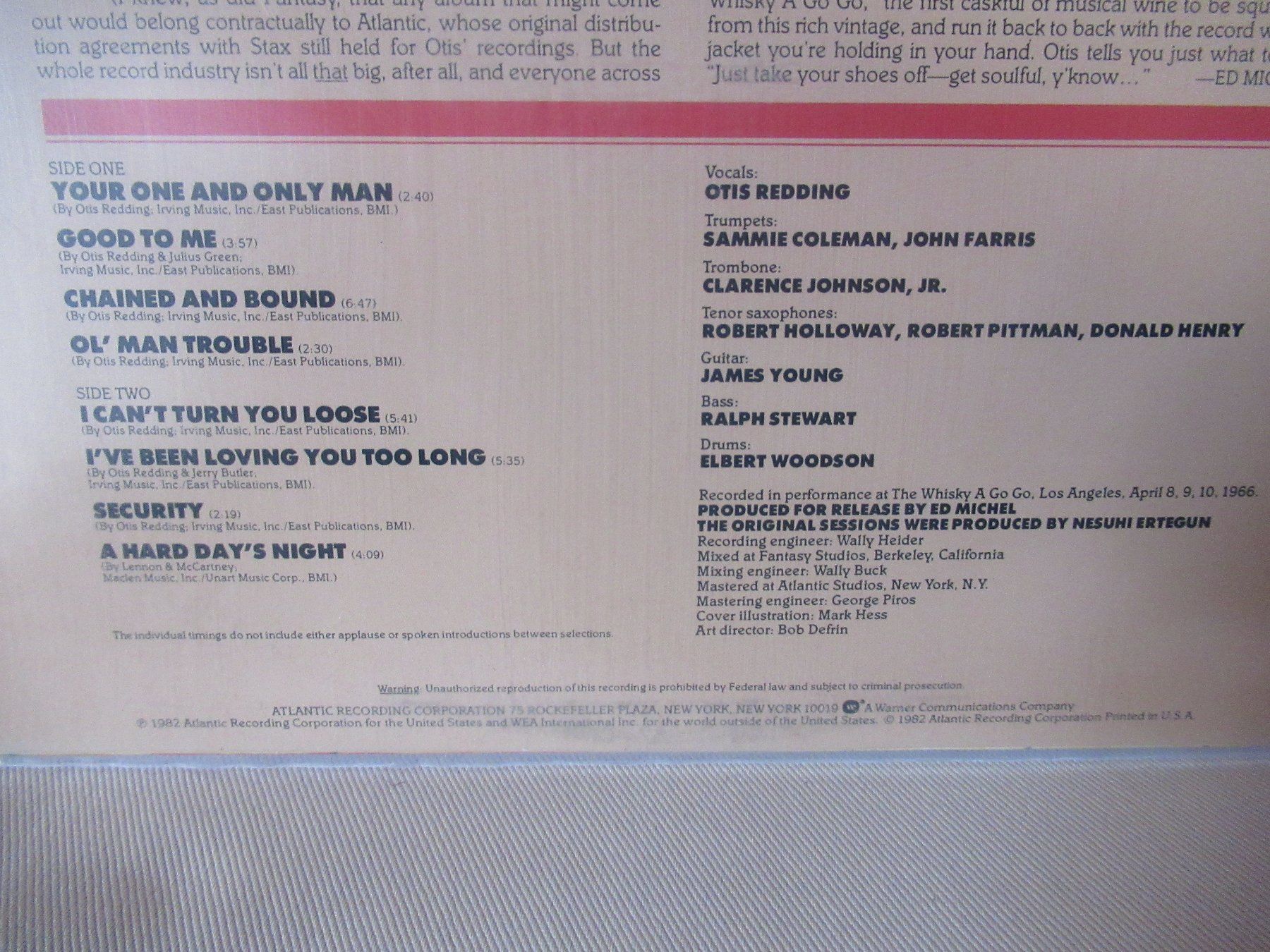 Vinyles: OTIS REDDING - RECORDED LIVE – D'occasion à Grône par Mire01 1