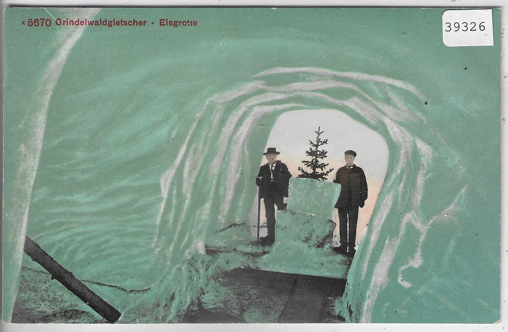Cartes postales: Grindelwaldgletscher - Eisgrotte - Litho – D'occasion à Ettingen par Kartenplanet