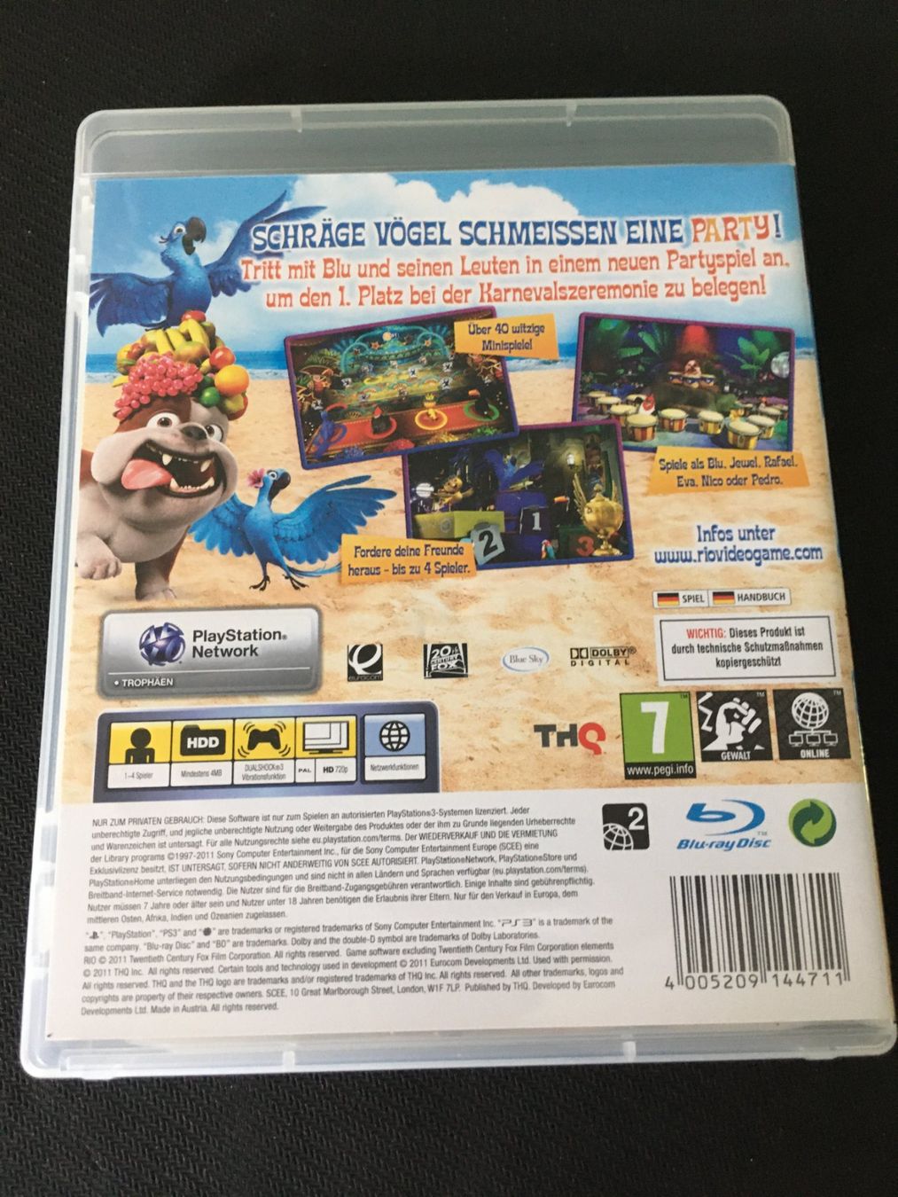 Sony Spiele: Rio für PS3 / Playstation 3 – Gebraucht aus St.Gallen von sjosjo 1
