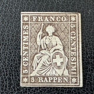 Tutti i francobolli: Strubel 22G/22B4, ungebraucht – Nuovo (secondo la descrizione) da Stallikon venduto da HILDECH1 1