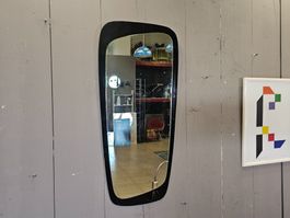 Art Deco Wall Mirror Mid Century Wandspiegel Spiegel schwarz