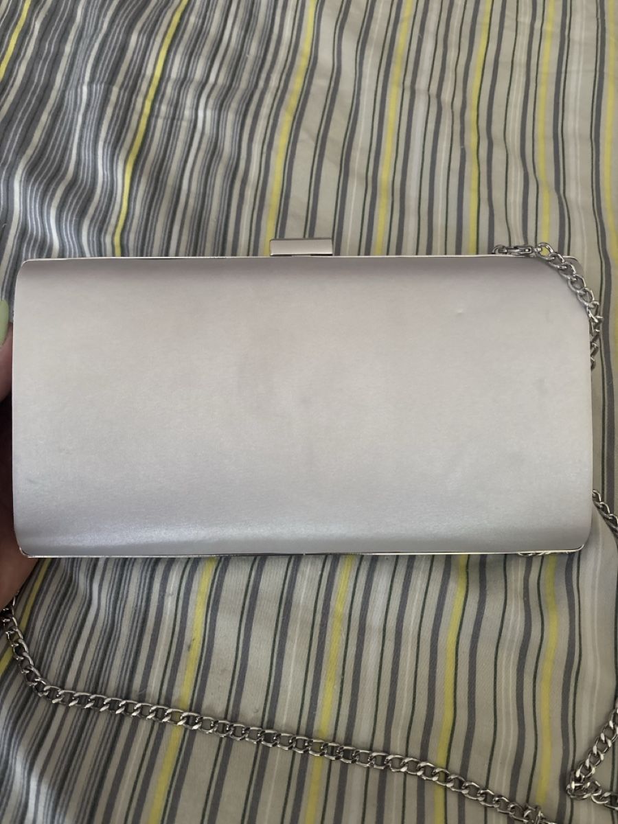 Anna Field Borse da donna: Abendtasche Anna Field silber glitzernd  – Usato da Hochfelden venduto da lor_xt2h 2