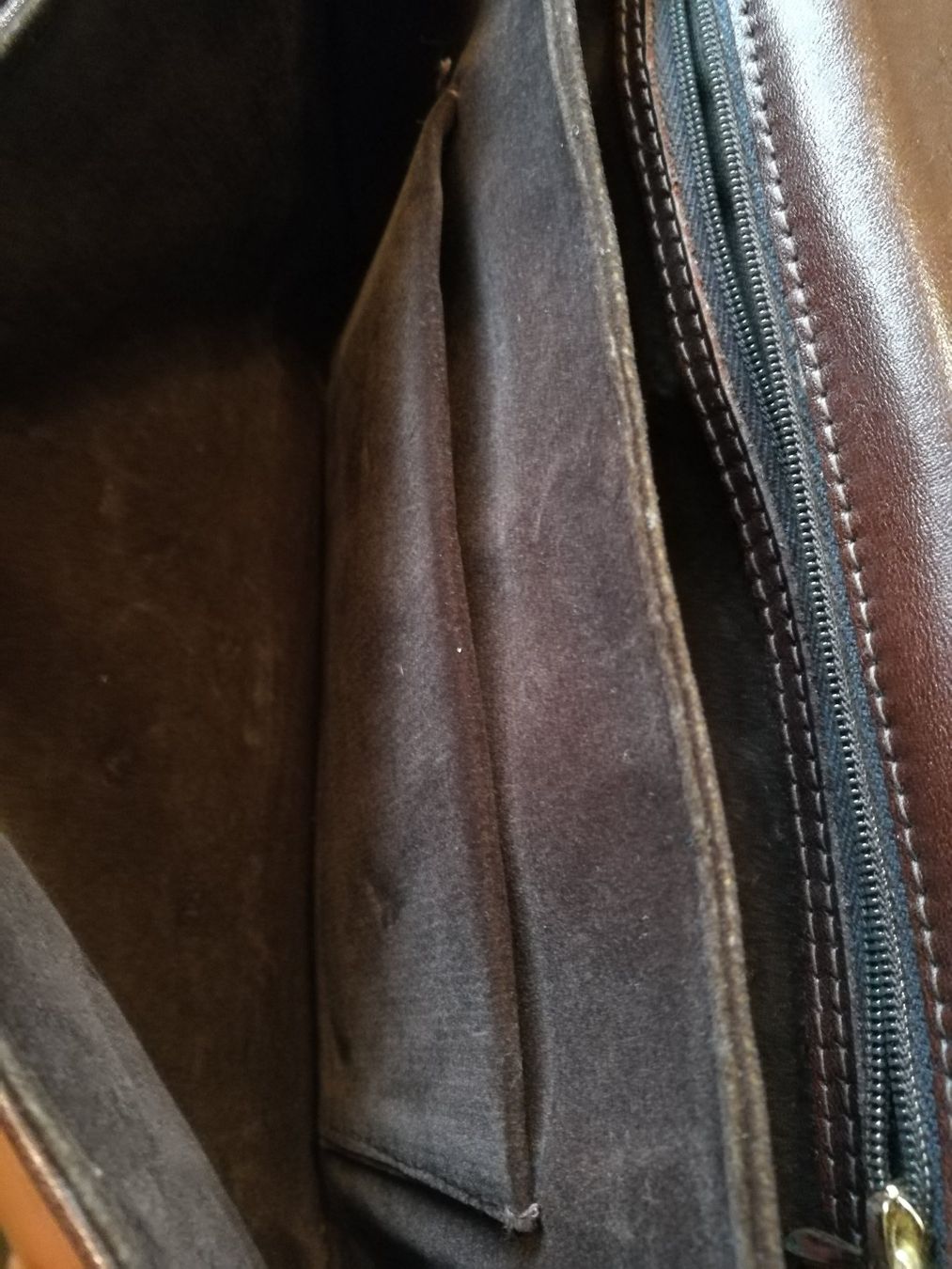 Borse da donna: Handtasche oder Clutch Leder braun – Usato da Horn venduto da sonjamenzi 4