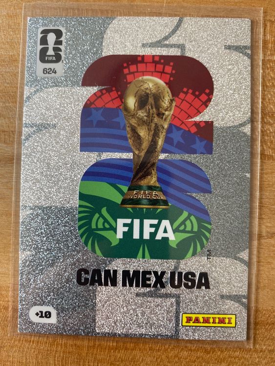 Panini FIFA World Cup 2026 Trophy Card 624 Silber (Neu (gemäss ...