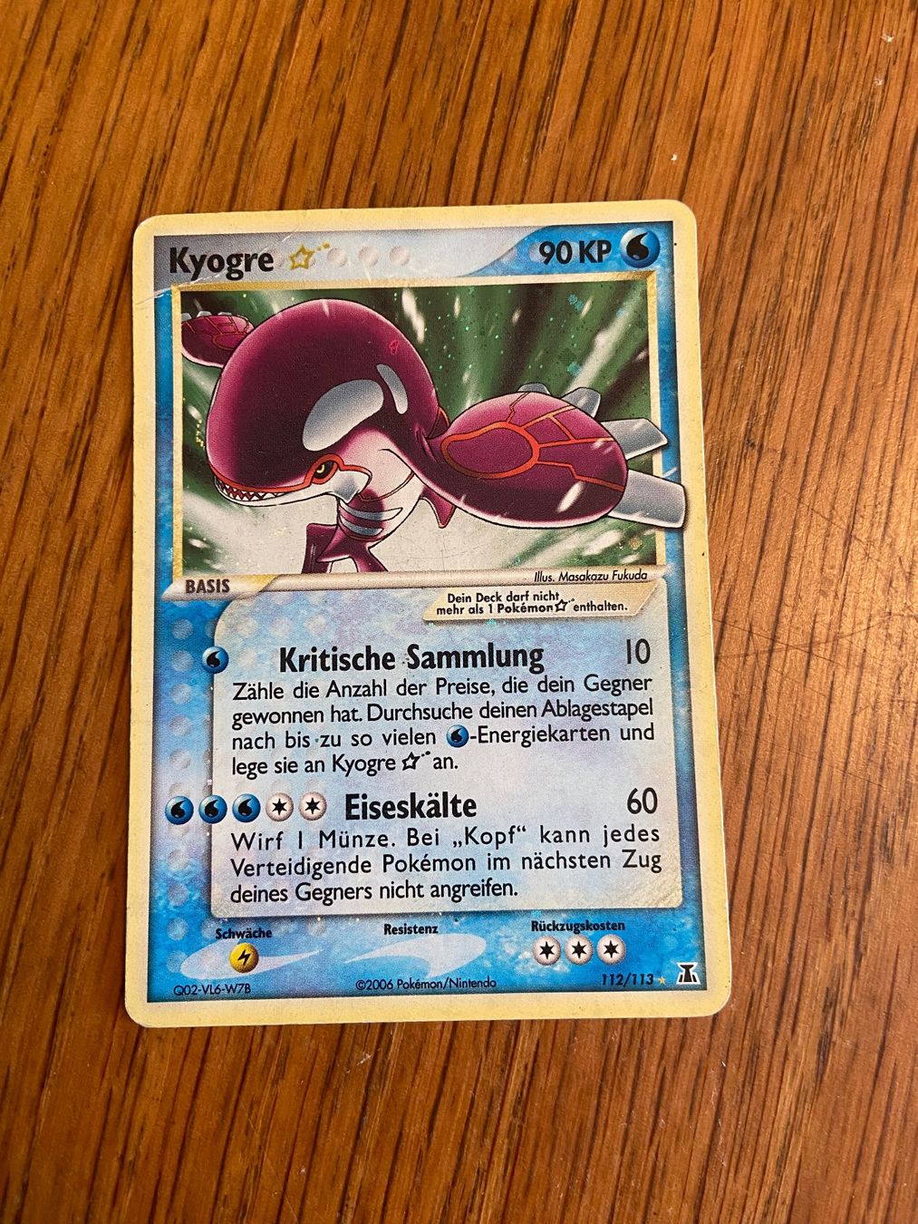 Pokémon Carte collezionabili: Kyogre Gold Star 2006 112/113 – Usato da Gockhausen venduto da ken_r55l 4