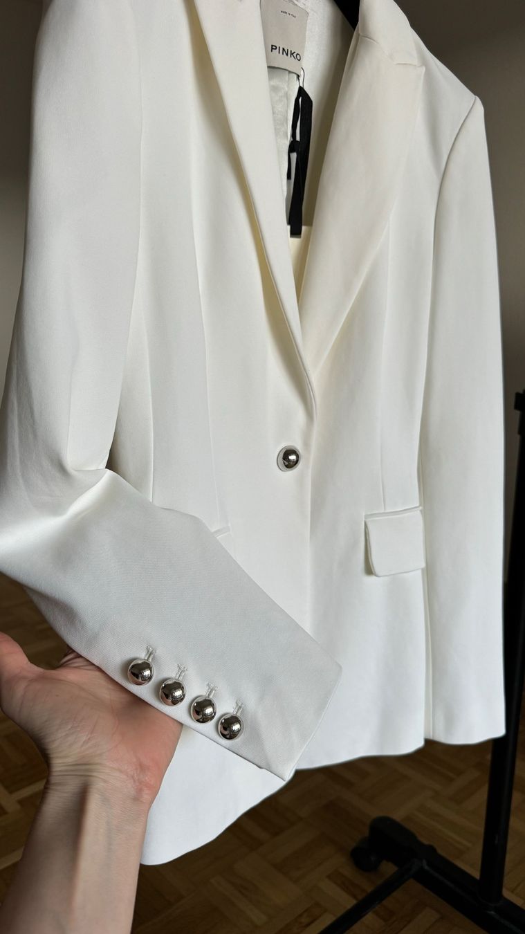 Pinko Giacche: Pinko Blazer Weiss Gr. 36 – Nuovo e nell'imballaggio originale da Schaffhausen venduto da Mea_85 2