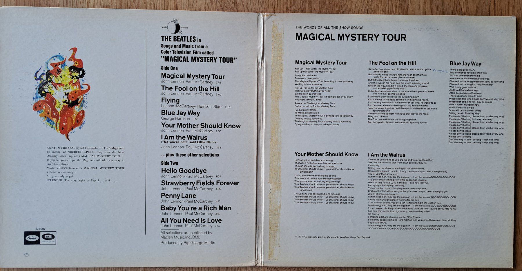 Schallplatten: The Beatles - Magical Mystery Tour – Gebraucht aus Meggen von Ricardokoch 2