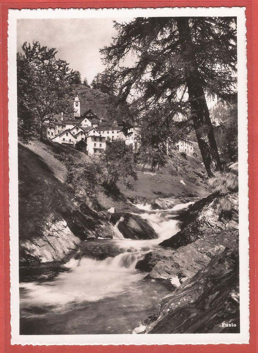 Ansichtskarten: Fusio im Valle Maggia - ca. 1940 – Gebraucht aus Fislisbach von Porano