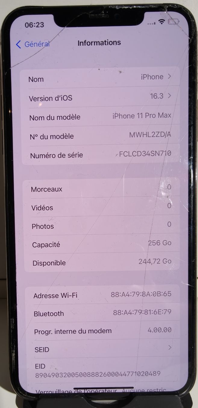 Apple Telefoni cellulari / Smartphones: Apple iPhone 11 Pro Max 256 GB Gold  – Difettoso da La Tour de Peilz venduto da Dejobokin 1