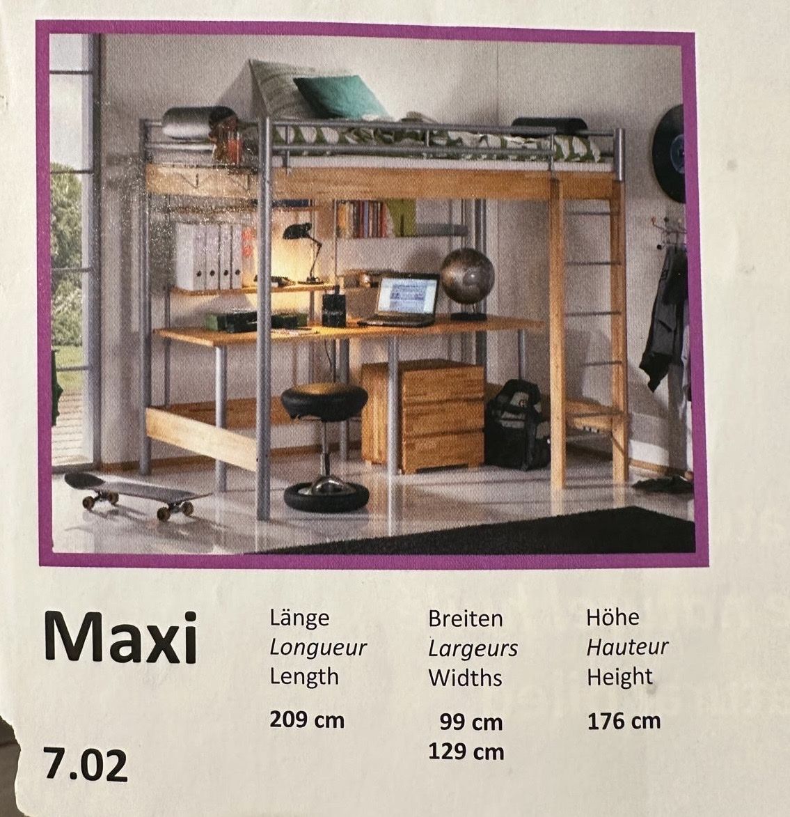 Pfister Letti: Hochbett Pfister Holz – Usato da Weesen venduto da tur_mk95 1