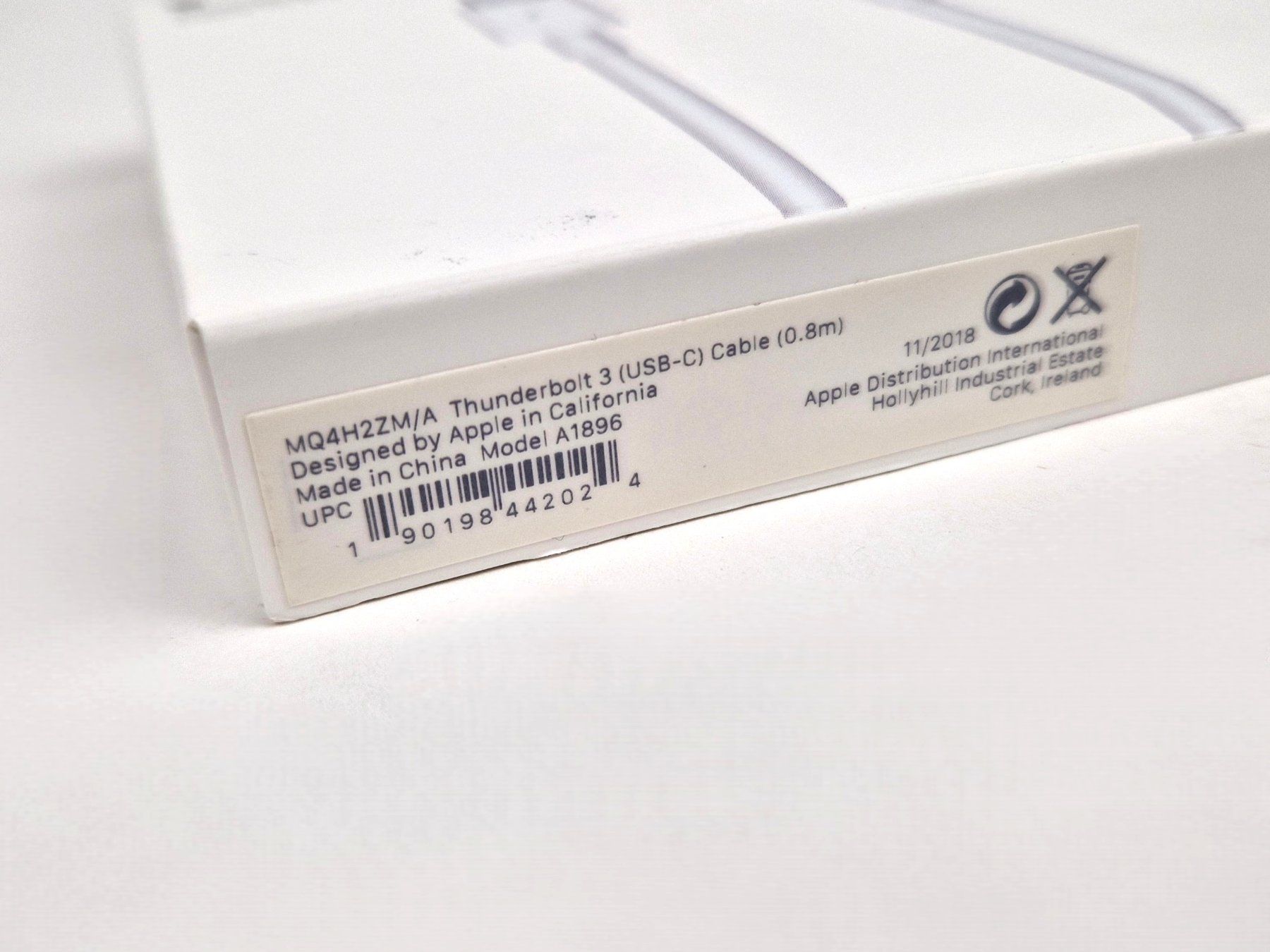 Apple Cavi: Apple Thunderbolt 3 (USB-C) Cable 0.8 m – Usato da Basel venduto da Restwert_Basel 3