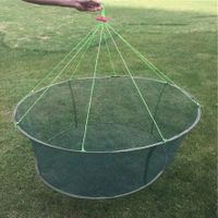 2x Faltbares rundes Fischernetz 100 cm - Filet de pêche