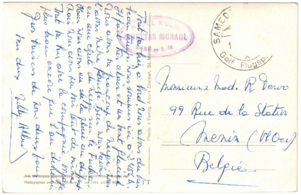 Cartoline postali: St. Moritz - Standseilbahn Muottas Muragl – Usato da Binningen venduto da Mountainrider 1