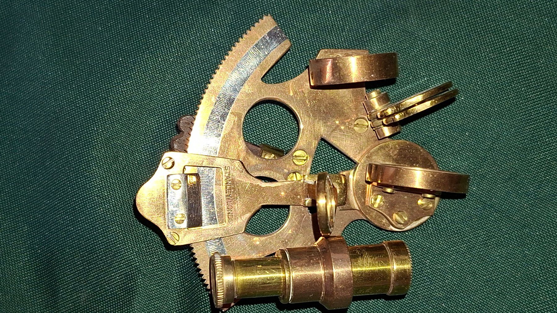 Stanley Messen: Antiker Sextant Messing Stanley London – Gebraucht aus Weiningen ZH von Annakatharina 1