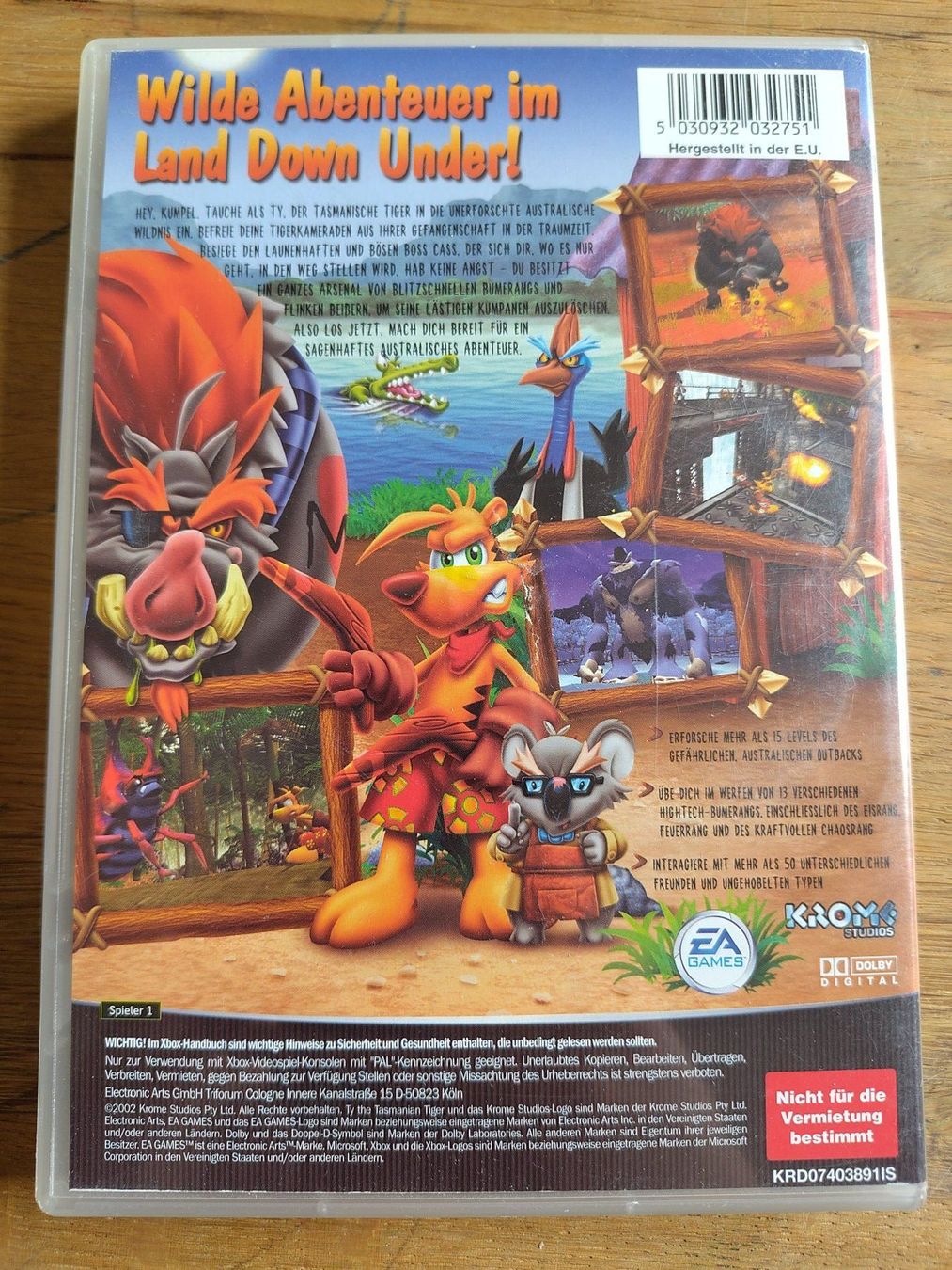 Microsoft Spiele: TY The Tasmanian Tiger - Xbox – Gebraucht aus Kloten von SuperRetroPixels 1