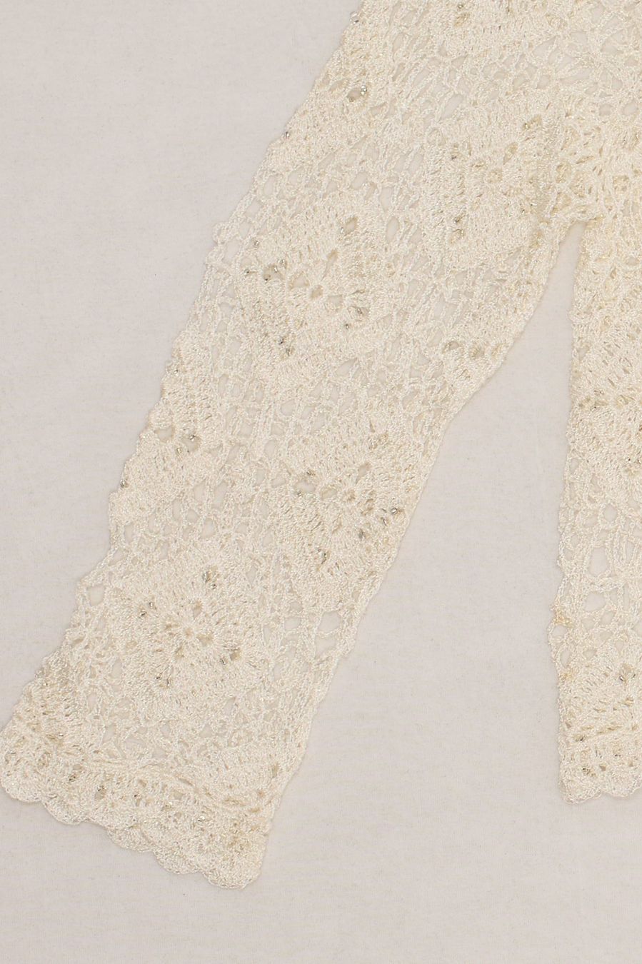 Bolero: Wallis Boléro Crochet Écru Métallisé T. M – Usato da Fribourg venduto da re-fine 6