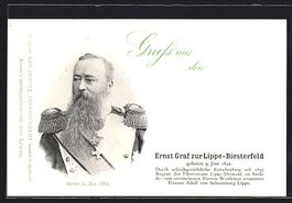 Porträt Graf Ernst zur Lippe-Biesterfel