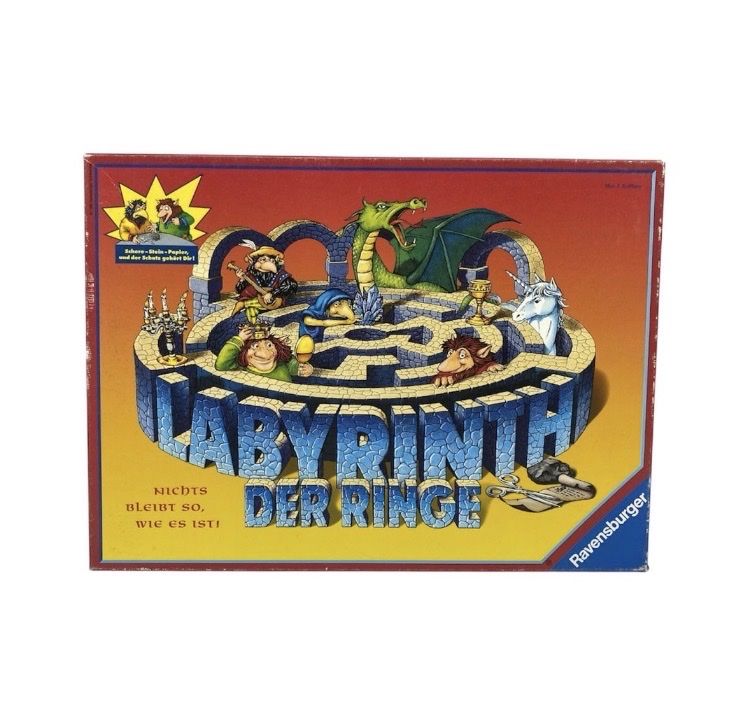 Ravensburger Giochi: Labyrinth der Ringe Ravensburger Brettspiel (komplett) – Usato da Teufenthal AG venduto da Retro-Stash-Shop