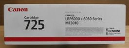 Canon -SENSYS LBP6000, LBP6030, MF3010 Toner, Cartridge 725
