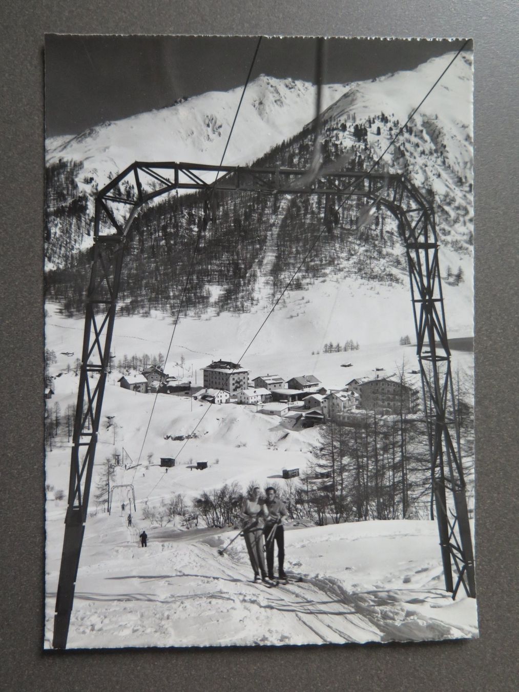 Cartoline postali: SAMNAUN - SKILIFT – Usato da Wittenbach venduto da lipasal