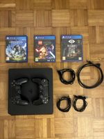 Playstation 4 Slim mit 3 Spielen und 2 Controller