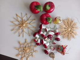 Div. Deko für den Weihnachtsbaum
