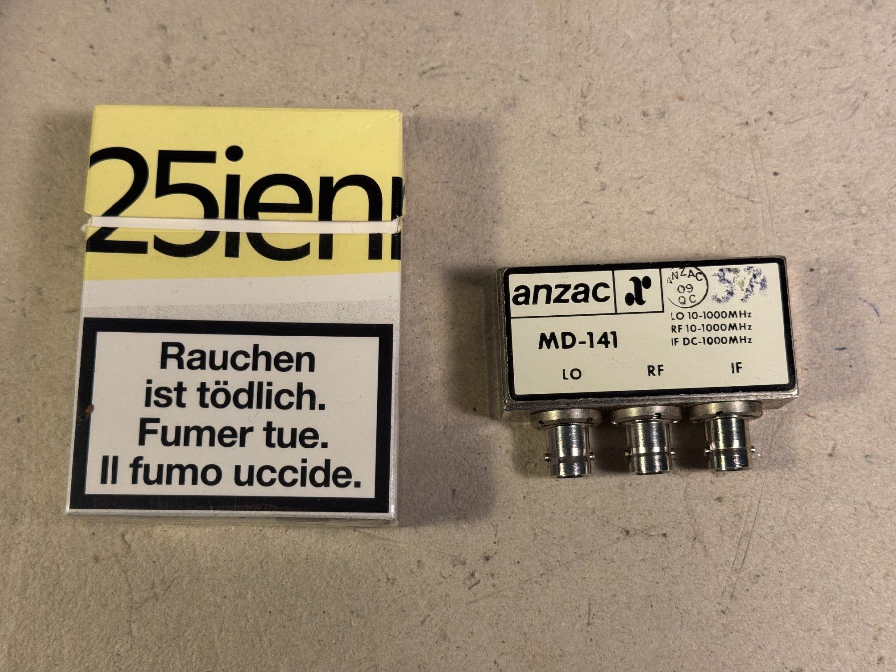 Funktechnik: Koaxial-Mischer Anzac MD 141 – Gebraucht aus Ins von funkflieger 1