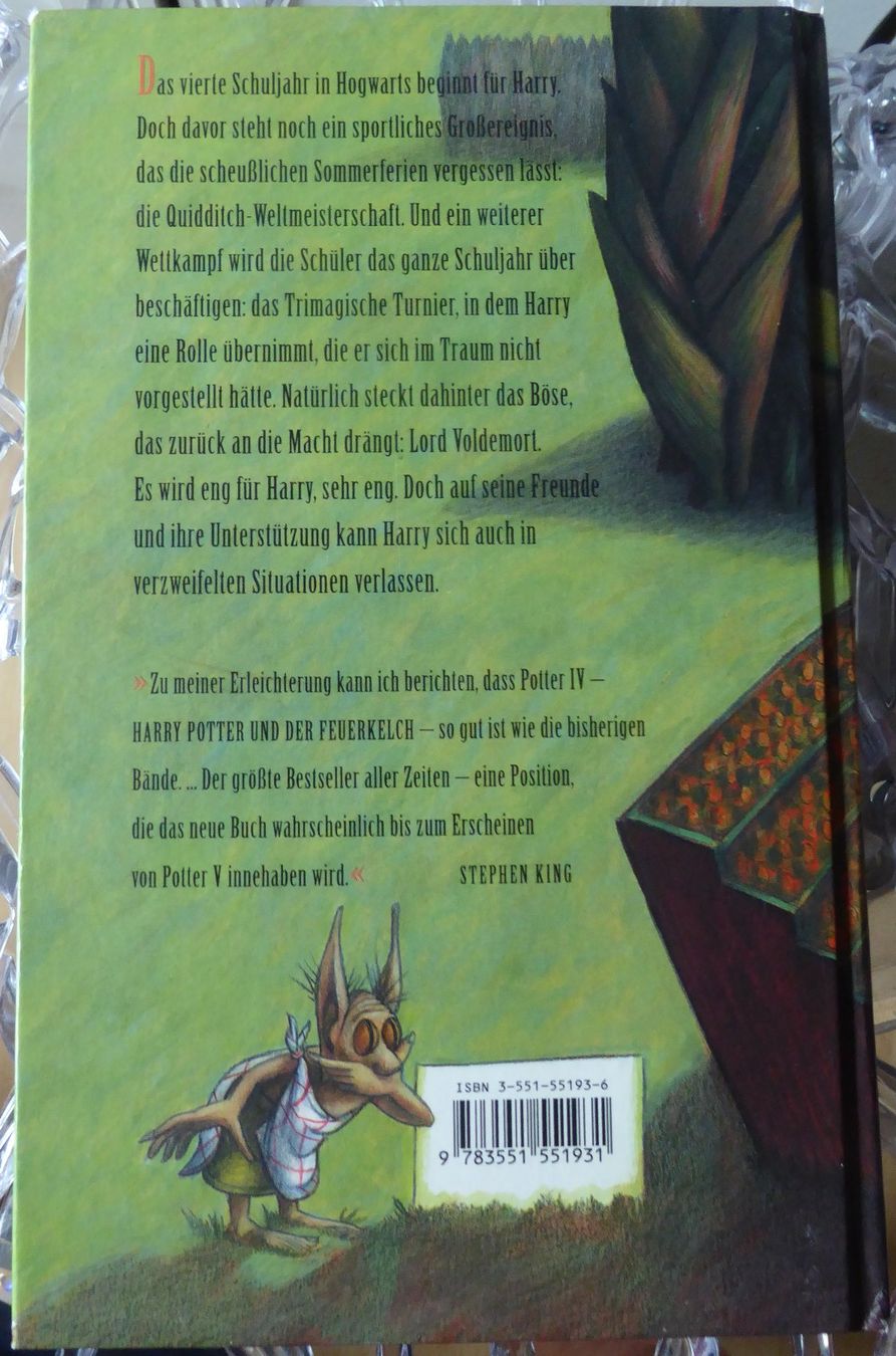 Libri: Harry Potter und der Feuerkelch – Usato da Gossau SG venduto da tenerife11 5