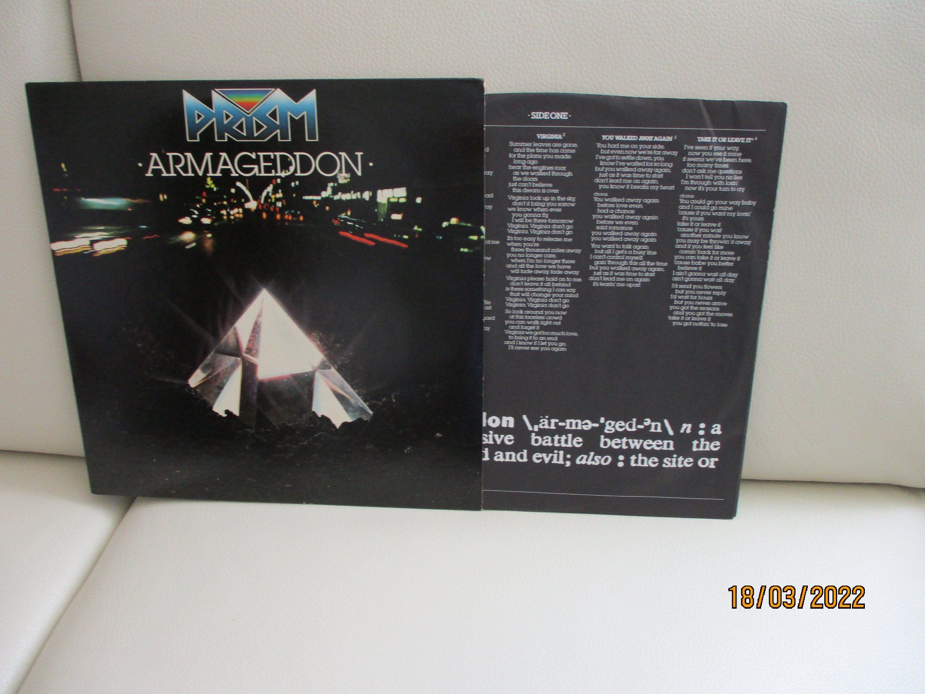 Dischi in vinile: Prism – Armageddon – Usato da Liestal venduto da Disc-Point 2
