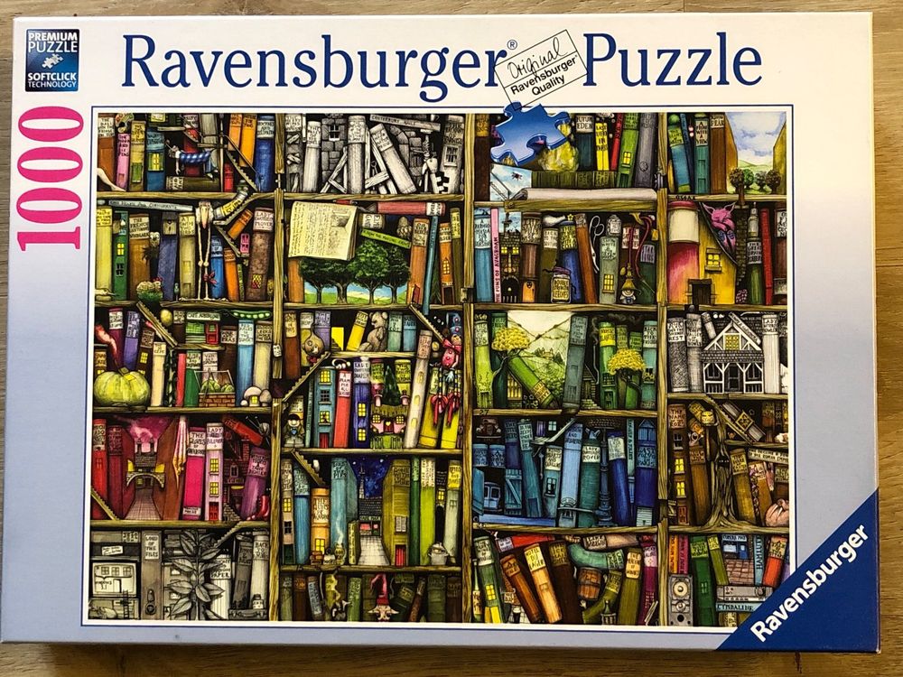 Ravensburger Puzzle 1000 Pièces – La Salle De Lecture – 70x50 Cm – Dès 14 Ans – Qualité FSC – Anti-reflet
