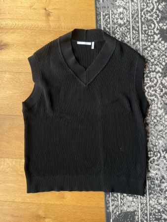 Schwarzer Pullunder Helmut Lang