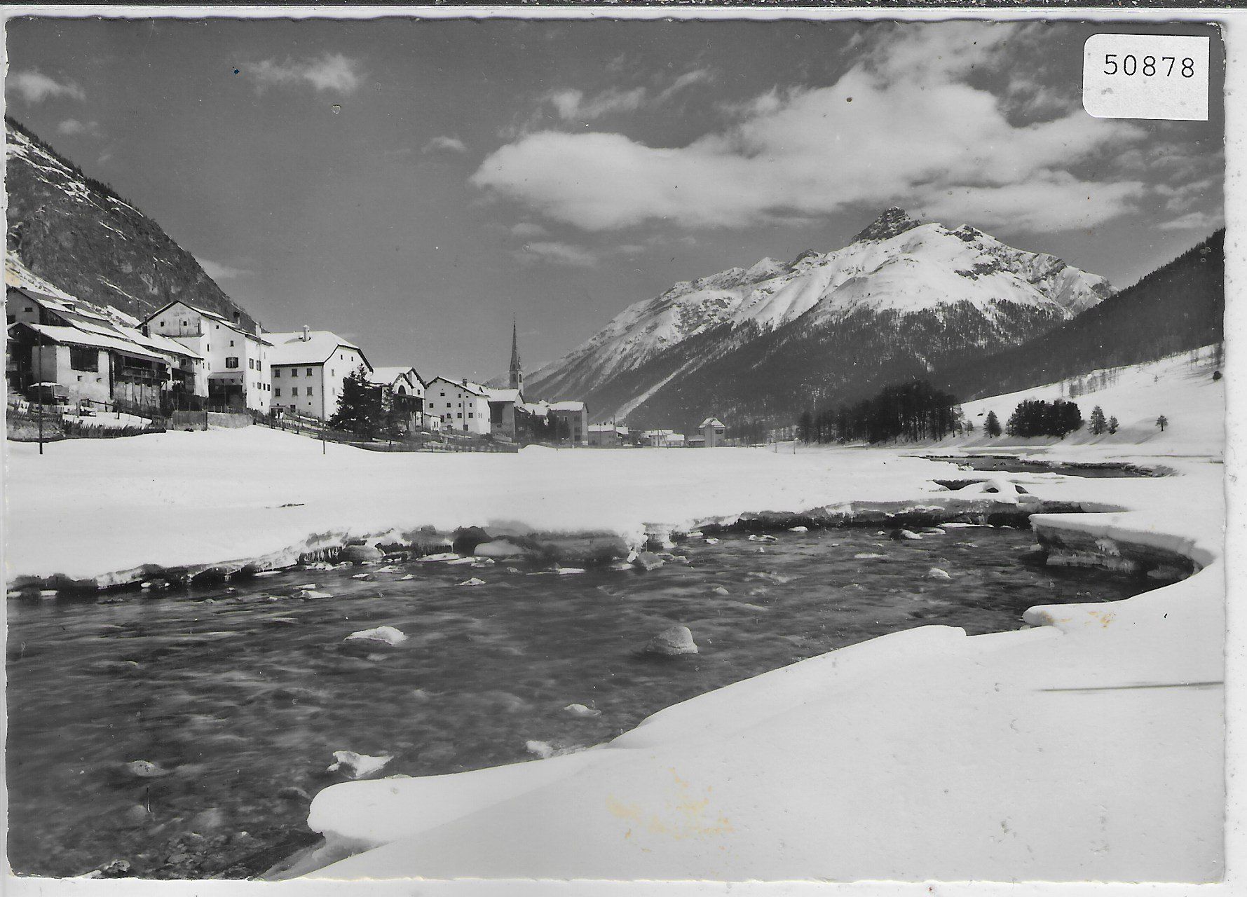 Ansichtskarten: S-chanf (Engadin) im Winter – Gebraucht aus Ettingen von Kartenplanet
