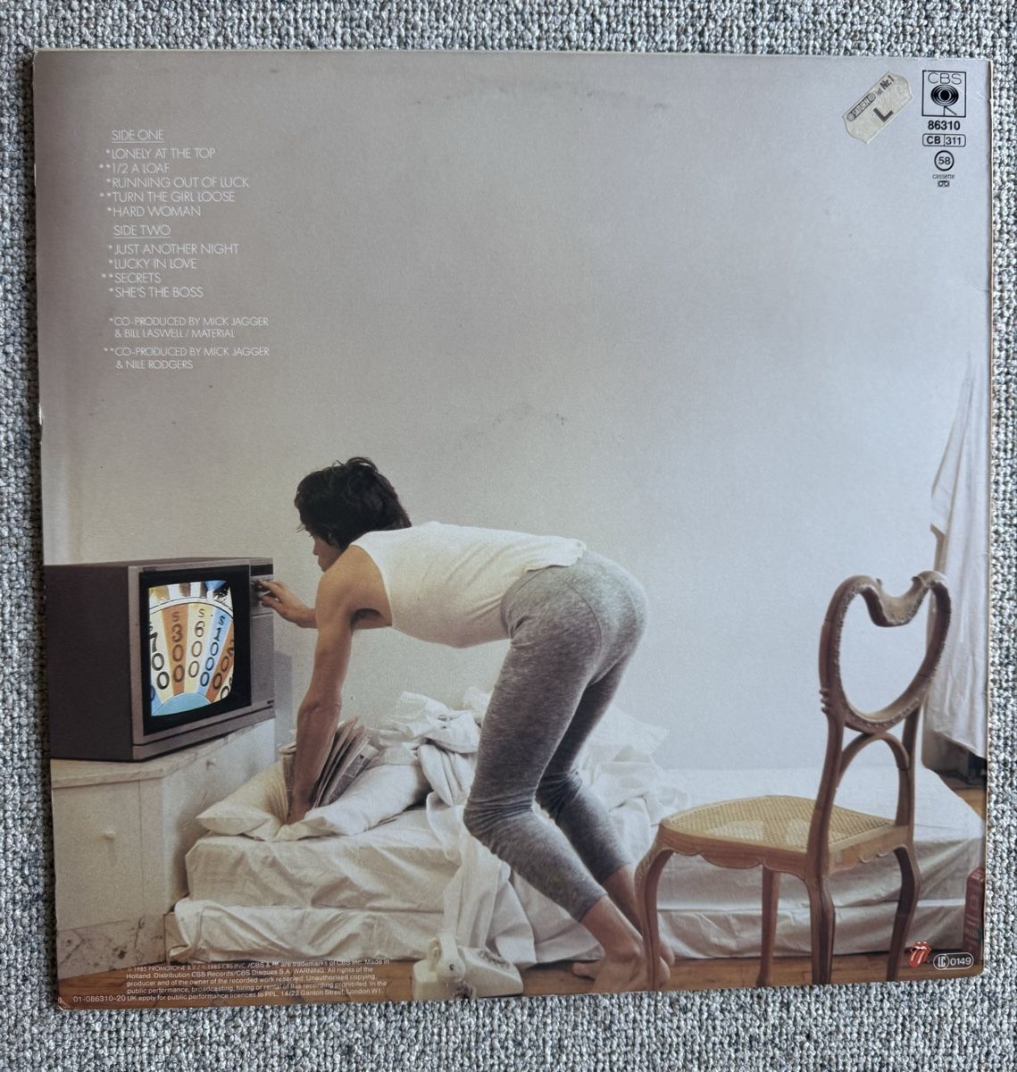 Dischi in vinile: Mick Jagger - She's The Boss - LP -1985 – Usato da Rorbas venduto da BlackstarRecords 1