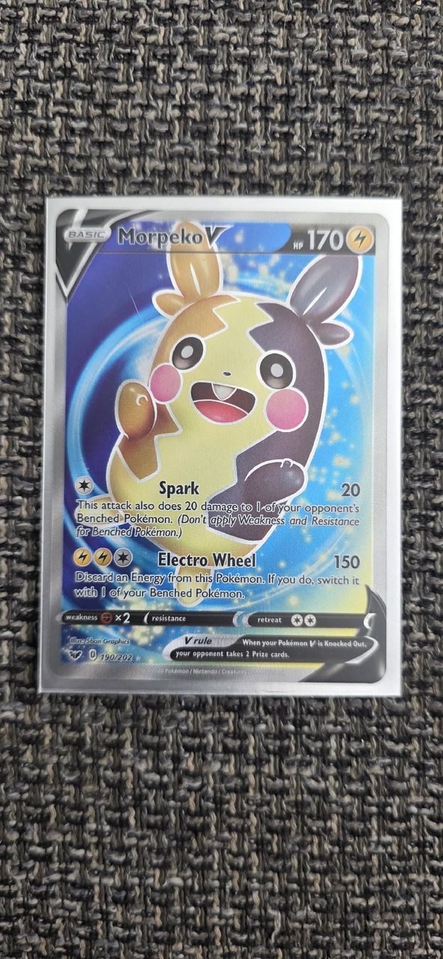 Pokémon Carte collezionabili: Pokemon Morpeko V Trading Card – Usato da Oberentfelden venduto da kerea2001