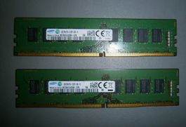 SET = 2x 8GB DDR4 2133 Samsung für PC HP, DELL, Lenovo etc