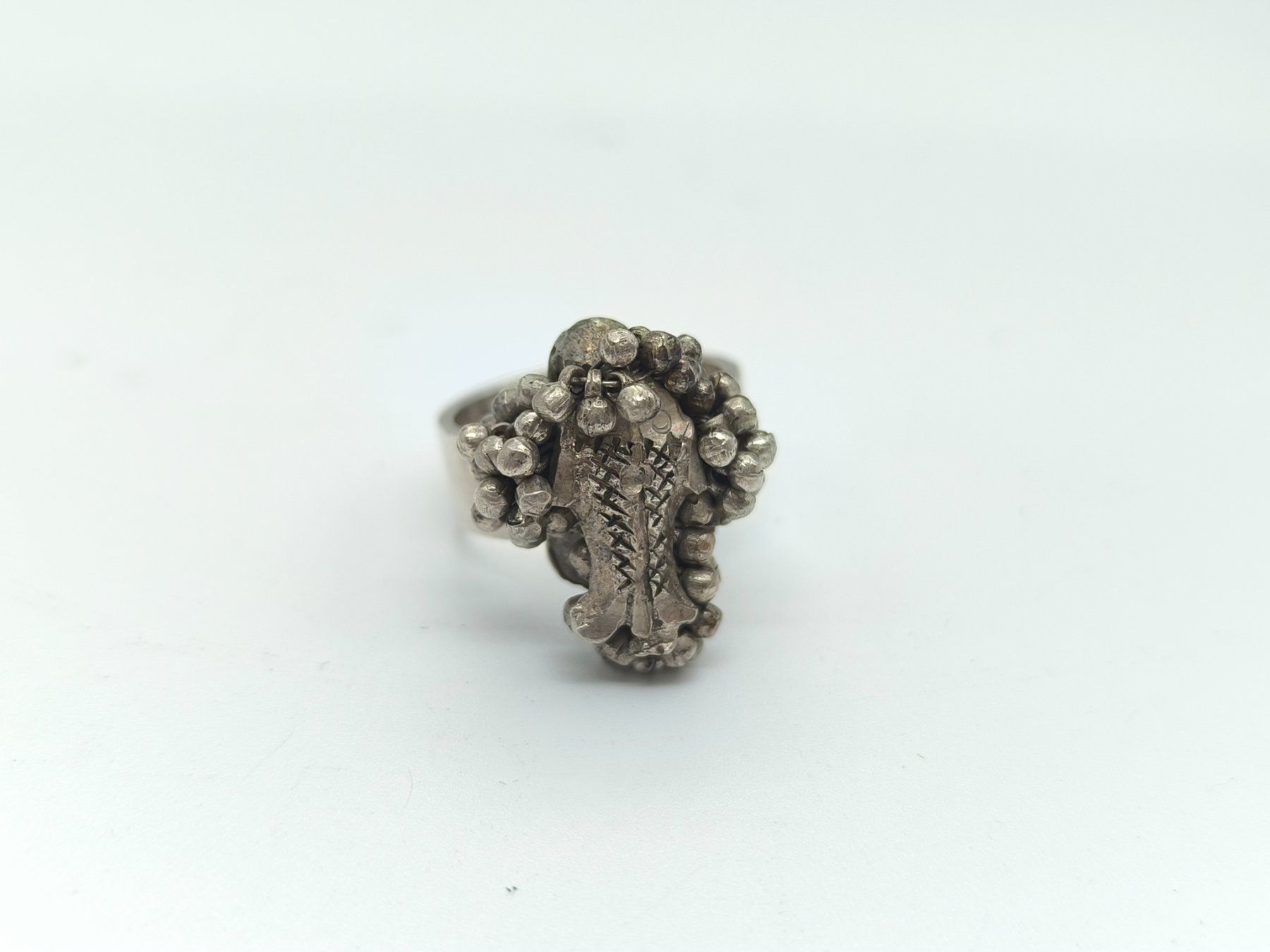 Anelli: Vintage 800 Silber Ethno Statement Ring 14,7g Gr. 56 – Usato da Rüti ZH venduto da Restwert_Rueti_ZH 1