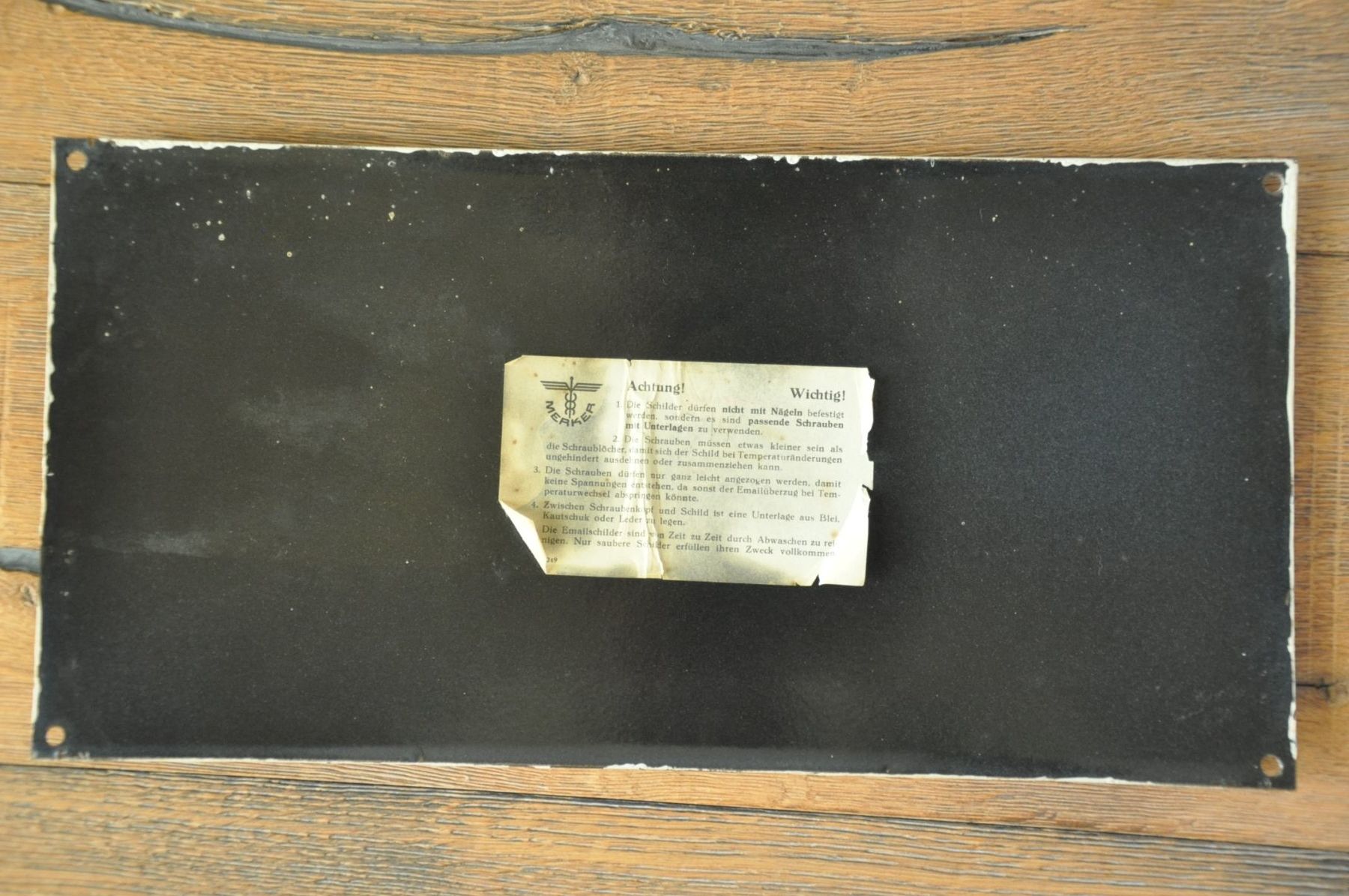 SBB/CFF/FFS Insegne: Emailschild SBB / plaque emaillée CFF – Usato da Römerswil LU venduto da Fieldhome 1