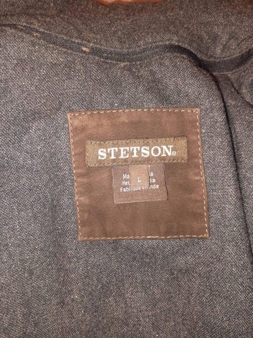 Giacche: Original STETSON Premium Wildlederjacke mit Wollfutter – L – Usato da Wilderswil venduto da and_8gwb 6