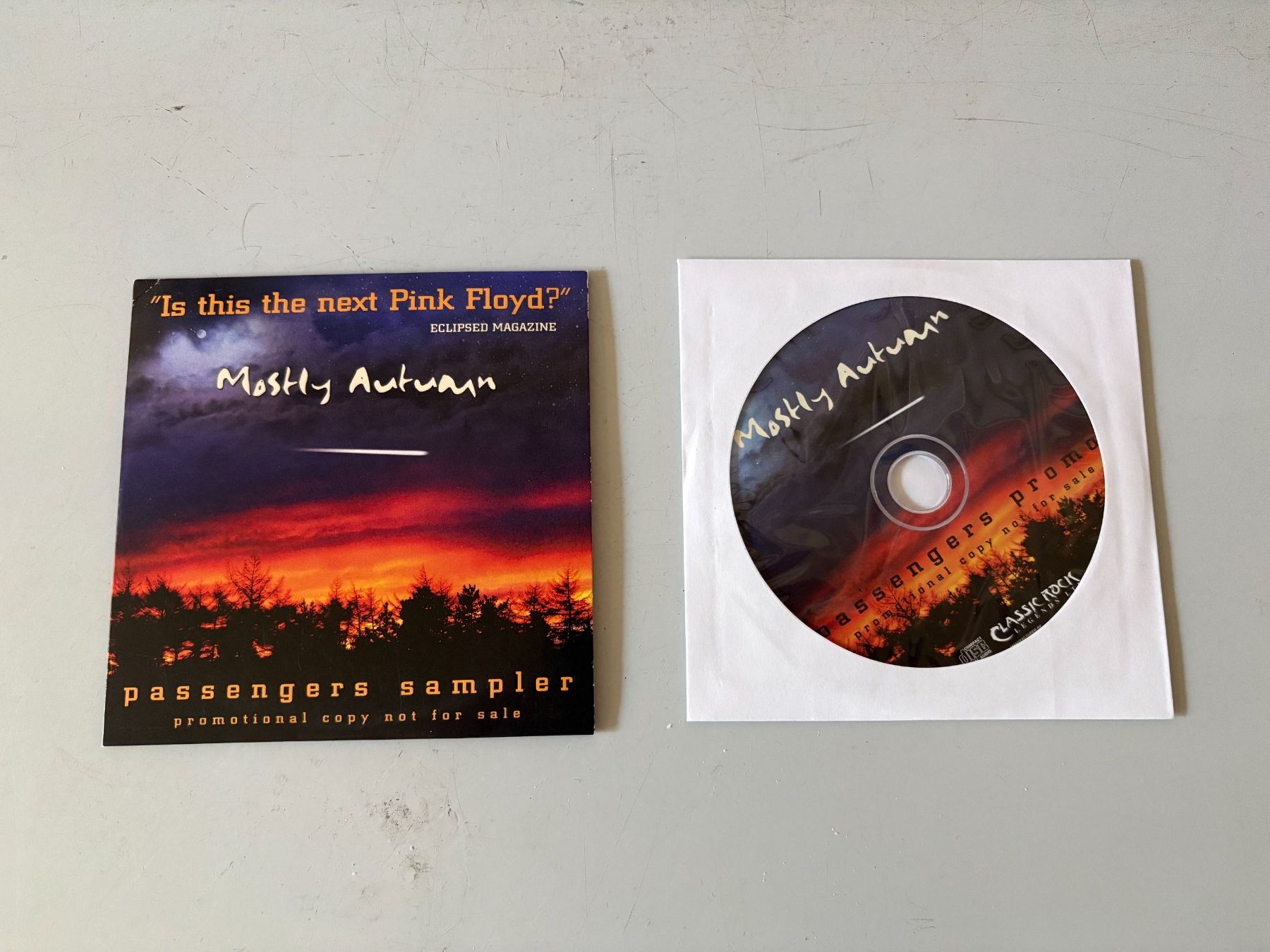 CD: MOSTLY AUTUMN - Passengers sampler Promo CD Prog. Rock 2004 – Usato da Wiedlisbach venduto da Andrisa