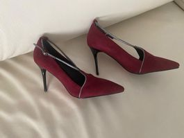 MUST HAVE - edler und eleganter Damenpumps, bordeau, 38