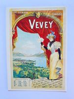 Affiche pour Hôtels de Vevey 1897 (Repro.)