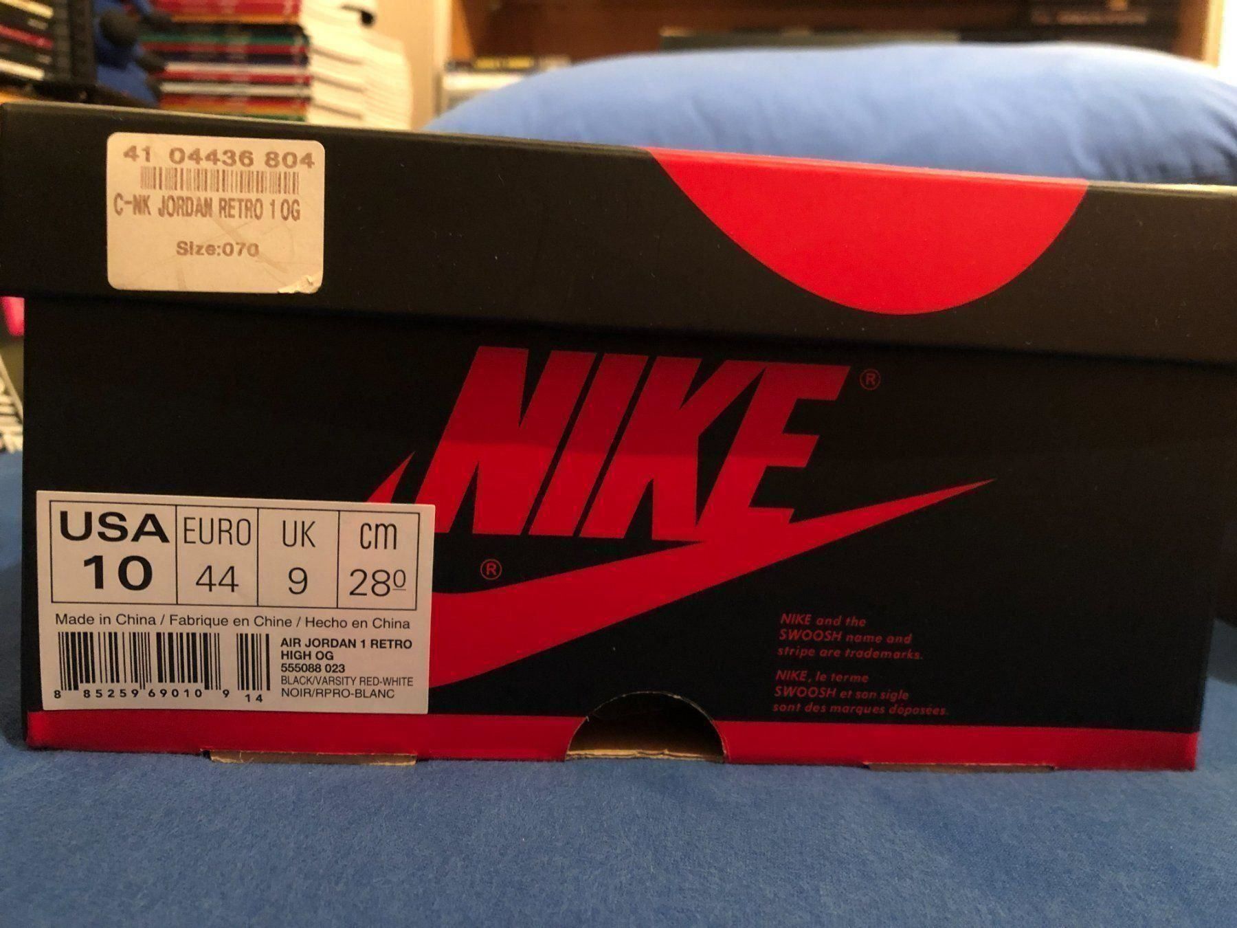 Jordan Scarpe da uomo: Air Jordan 1 "BRED" 2013 - US10/EU44 – Nuovo e nell'imballaggio originale da St. Moritz venduto da comeflywithme 3