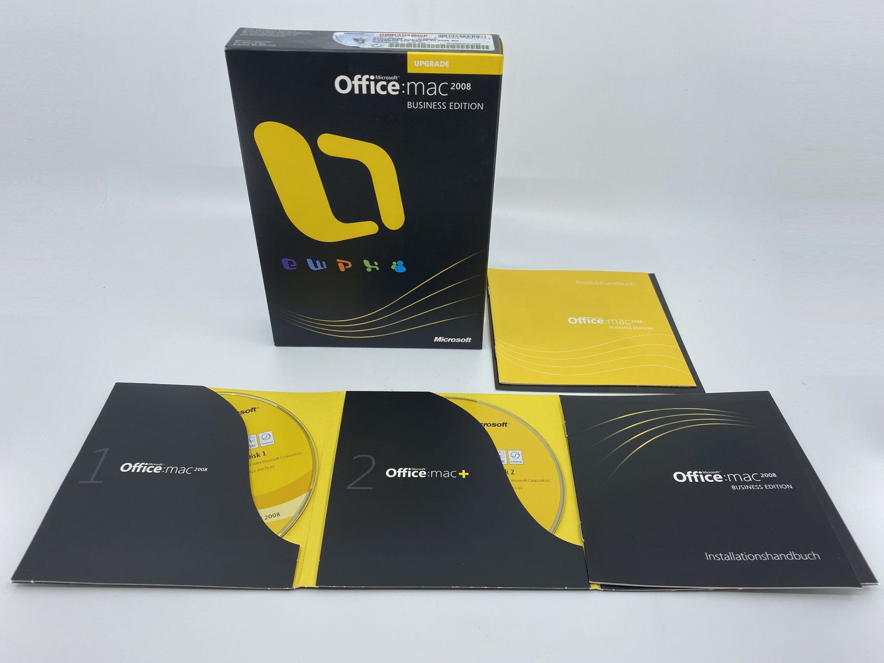Microsoft Software: Office: MAC 2008 Business Edition Upgrade – Usato da Langwiesen venduto da Restposten-24 2